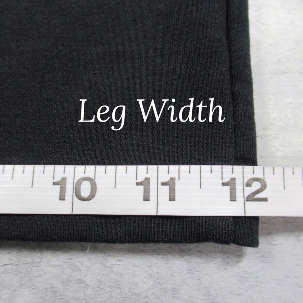 NIKE Yoga Cropped Wide Leg Jumpsuit in Black Dri-Fit French Terry - Size Large - Picture 10 of 12